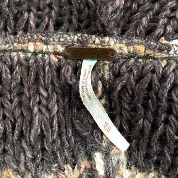 Free People Brown and Cream Cardigan - Picture 6 of 7
